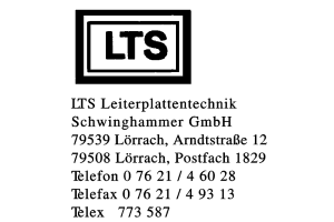 LTS Leiterplattentechnik Schwinghammer GmbH