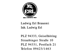 Ludwig Erl Brauerei Inh. Ludwig Erl