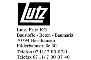 Lutz, Hoch-, Brücken- und Ingenieurbau Lutz, Hoch-, Brücken- und Ingenieurbau