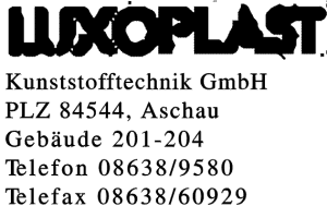 Luxoplast, Kunststofftechnik GmbH