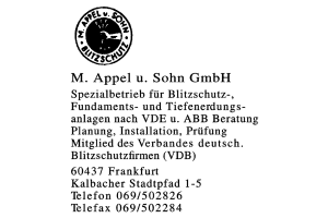 M. Appel u. Sohn GmbH M. Appel u. Sohn GmbH