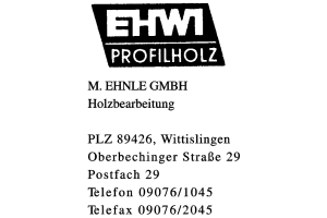M. EHNLE GMBH