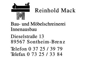 Mack, Reinhold