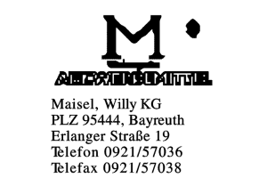 Maisel, Willy KG