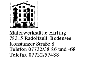 Malerwerkstätte Hirling
