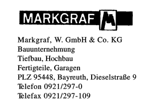 Markgraf, W. GmbH & Co. KG