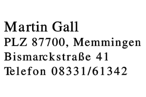 Martin Gall