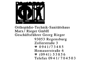 Marx / Rieger GmbH Orthopädie-Technik-Sanitätshaus