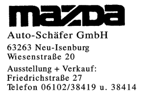 AUTO-SCHÄFER GMBH AUTO-SCHÄFER GMBH