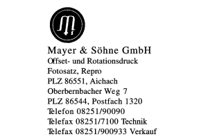 Mayer & Söhne GmbH