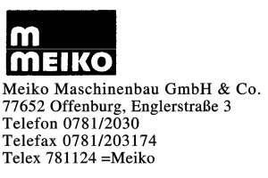 Meiko Maschinenbau GmbH & Co.