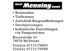 Menning, Josef GmbH