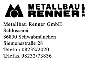 Metallbau  Renner GmbH
