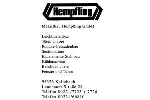 Metallbau Hempfling GmbH