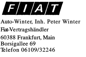 Auto-Winter, Inh. Peter Winter Auto-Winter, Inh. Peter Winter
