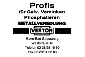 METALLVEREDLUNG VERTON