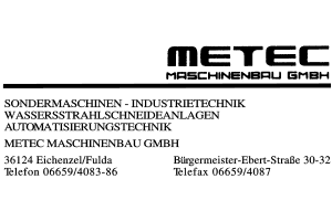METEC MASCHINENBAU GMBH