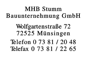 MHB Stumm Bauunternehmung GmbH