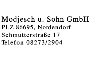 Modjesch u. Sohn GmbH
