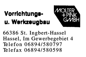MOLTER + PINK GMBH MOLTER + PINK GMBH