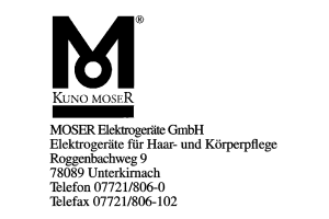 MOSER Elektrogeräte GmbH