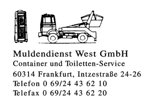 Muldendienst West GmbH