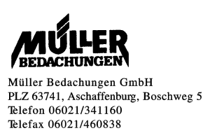 Müller Bedachungen GmbH