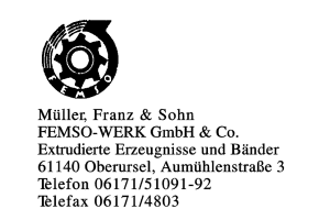 Müller, Franz & Sohn FEMSO-WERK GmbH & Co.