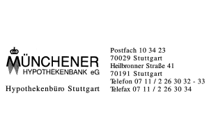Münchener Hypothekenbank eG Münchener Hypothekenbank eG
