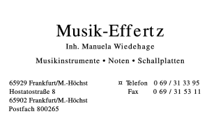 Musik-Effertz Inhaber Manuela Wiedehage