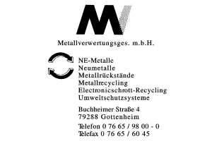 MV Metallverwertungsges. m.b.H. MV Metallverwertungsges. m.b.H.
