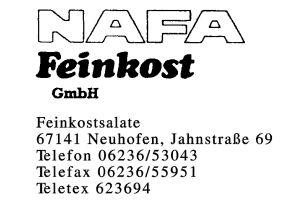 NAFA Feinkost GmbH