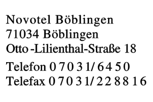 Novotel Böblingen Novotel Böblingen