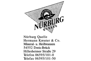 Nürburg Quelle Hermann Kreuter & Co.