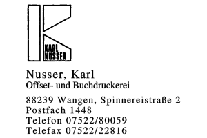 Nusser, Karl Nusser, Karl
