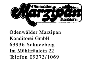 Odenwälder Marzipan Konditorei GmbH