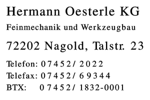 Oesterle, Hermann KG