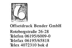 Offsetdruck Bender GmbH