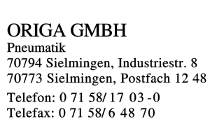 ORIGA GmbH