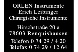 Orlen Instrumente, Erich Leibinger