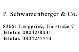 P. Schwarzenberger & Co.
