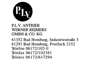P.L.V. ANTRIEB WERNER REIMERS GMBH & CO. KG