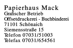 Papierhaus Mack