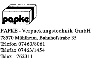 PAPKE - Verpackungstechnik GmbH