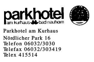 Parkhotel am Kurhaus Parkhotel am Kurhaus