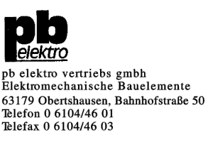pb elektro vertriebs gmbh