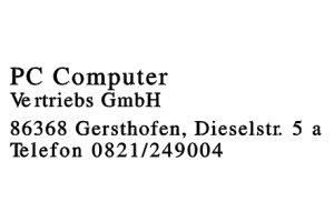 PC Computer Vertriebs GmbH