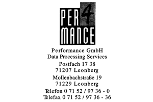 Performance GmbH