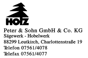 Peter & Sohn GmbH & Co. KG