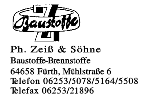 Ph. Zeiß & Söhne Ph. Zeiß & Söhne